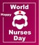 Happy World Nurses Day poster