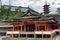 Haraiden purification hall in Itsukushima Shrine on Miyajima island