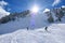 Harakiri ski slope in Zillertal Valley in Tyrol mountains, austrian Alps