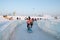 Harbin Ice Festival 2018 - Riding the Ice bike- ice and snow buildings, fun, sledging, night, travel china