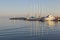 Harbor on the Aegean, in the town of Kucukkuyu, Turkey