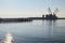 The harbor of Balchik in a peaceful sunny day, Black Sea, Bulgaria