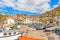 Harbor of Camara de Lobos, Madeira with fishing boats