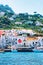 Harbor of Capri Island and boats