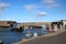 Harbor entrance and new part of harbor, Eyemouth