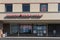 Harbor Freight Tools store with `everything must go` sale sign in the window