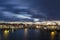 Harbor Houses Dusk on Nantucket Island