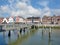 Harbor of Husum,North Frisia,Germany