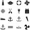 Harbor icon set