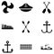 Harbor icon set