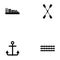 Harbor icon set