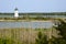 Harbor Lighthouse in Edgartown on Martha`s Vineyard Island