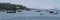 Harbor in Maine with commercial fishing boats moored