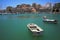 Harbor and mediterranean city. Iraklion, Crete, Greece