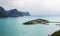 Harbor near Senja island in Norway