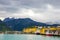 Harbor near Senja island in Norway