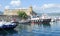 Harbor and old town of Portoferraio on Elba island