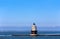 Harbor of Refuge Light Lighthouse in Delaware Bay at Cape Henlopen