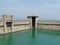 Harbor of the Scaliger Castle at the lago di Garda