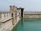 Harbor of the Scaliger Castle at the lago di Garda