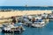 The harbor of Terrasini is defined as a fishing boat, is located in the Gulf of Palermo, Sicily