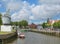 Harbor of Toenning,North Frisia,Schleswig-Holstein,Germany