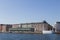 Harbour area and Standard building in Copenhagen, Denmark