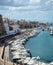 Harbour with boats and yachts in Ciutadella port, Menorca, Balearic Islands, Spain, September, 2019