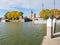 Harbour and city gate Drommedaris in old city of Enkhuizen, Noord-Holland, Netherlands