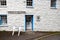 Harbour Cottage Gallery entrance, Castle Bank, Kirkcudbright,Scotland, UK