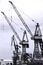 Harbour cranes