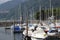 Harbour of Domaso unit gravedona in Lake Como