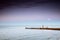 Harbour entrance at Whitby North Yorkshire, UK at