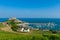 Harbour and Gorey Castle in Saint Martin Jersey