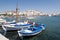 Harbour of the Greek Island of Naxos