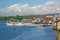 Harbour and houses on stilts, Maumere, Indonesia