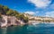 Harbour in inlet of Calanques in Cassis