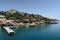 Harbour of Kalekoy and Simena Castle Near Kekova Island in Turkey