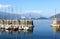 Harbour of Laveno, Lake Maggiore, Italy