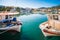 Harbour in Makri Gialos village in southern Crete.