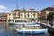 The harbour at Malcesine on Lake Garda, Italy.