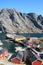 The harbour of Nusfjord from the top