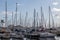 The harbour in palma, mallorca, spain, full of boats and yachts