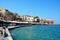 Harbour quayside buildings, Chania.