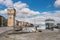 Harbour quayside in Savona, Italy