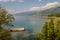 Harbour of Sveti Naum monastery on Ohrid lake