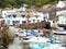 Harbour and town, Polperro, Cornwall.