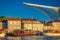 Harbour in Trogir, an ancient town on the Adriatic coast, Croati