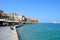 Harbour waterfront and lighthouse, Chania.