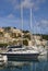 Harbour yachts in a sunny day. Mallorca, Spain.